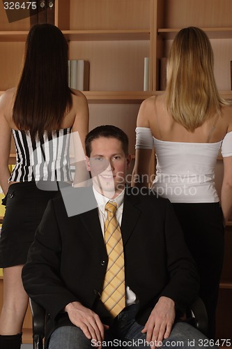 Image of Office flirting