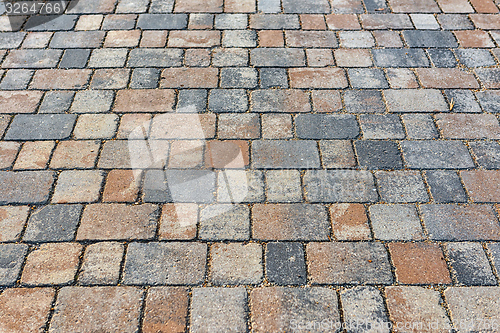 Image of Stone sidewalk closeup photo