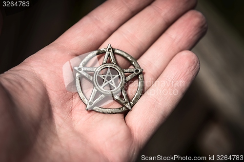 Image of Pentagram closeup photo