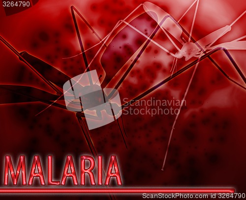 Image of Malaria Abstract concept digital illustration