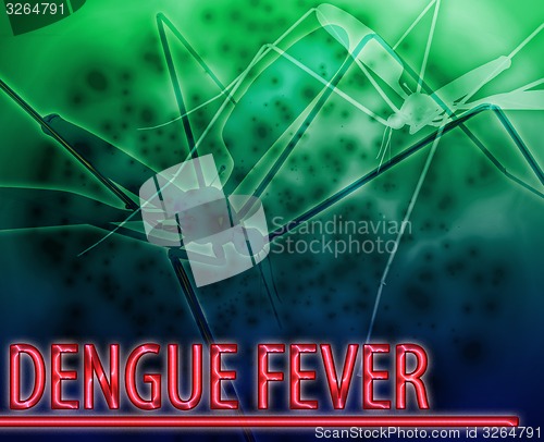 Image of Dengue fever Abstract concept digital illustration