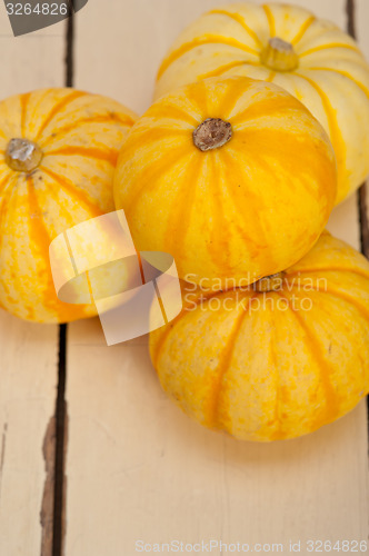 Image of fresh yellow pumpkin