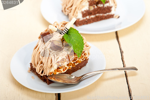 Image of chestnut cream cake dessert