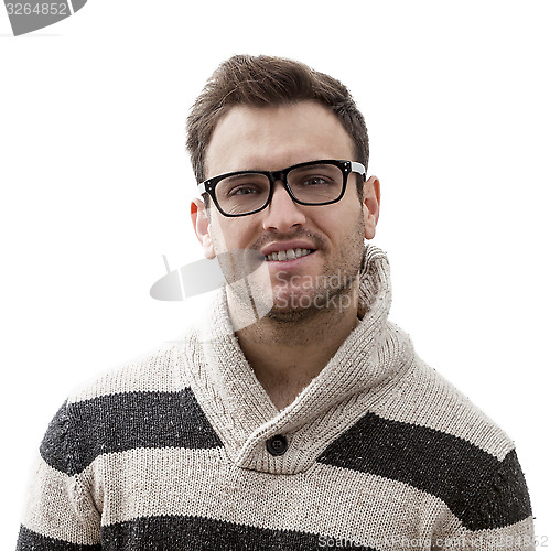 Image of Portrait of a Young Man Smiling