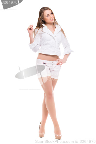 Image of Beautiful blond woman