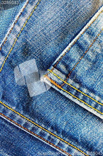 Image of aged blue denim