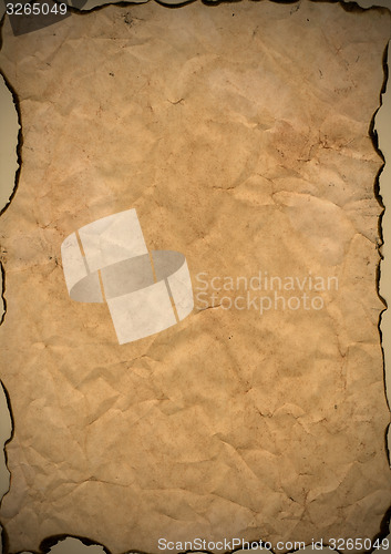 Image of sheet of aged paper