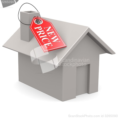 Image of House new price label