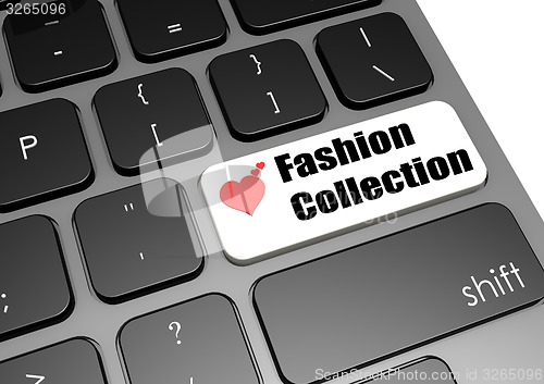 Image of Love fashion collection keyboard