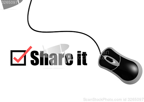 Image of Share it with mouse