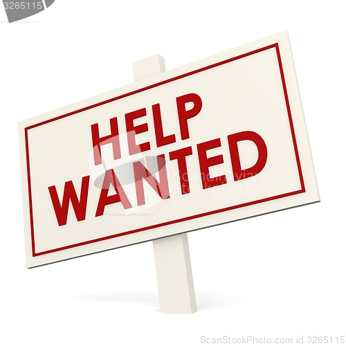 Image of Help wanted banner