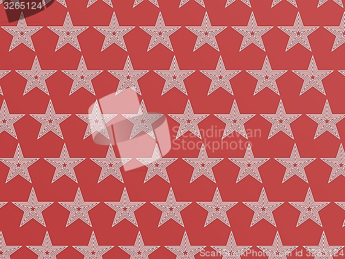 Image of Red star pattern