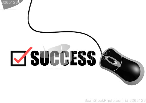 Image of Success with mouse