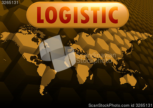 Image of Logistic world map