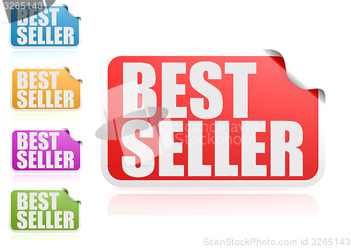 Image of Best seller label set