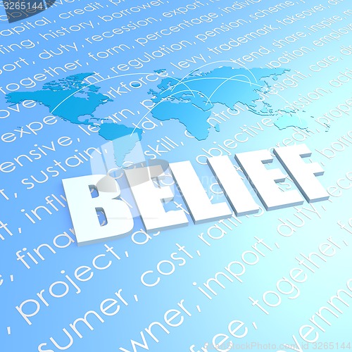 Image of Belief world map