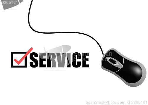 Image of Service with mouse