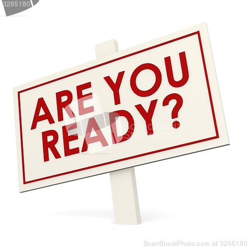 Image of Are you ready banner