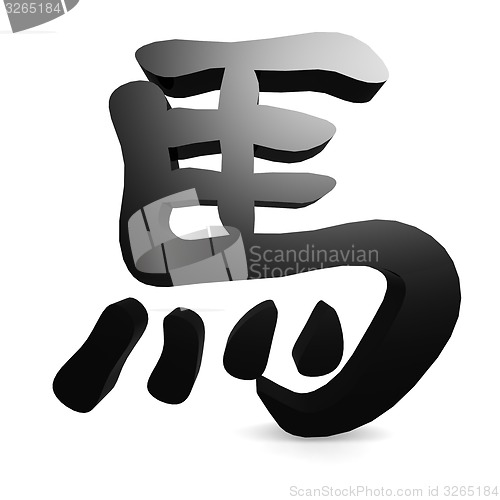Image of Horse in Chinese