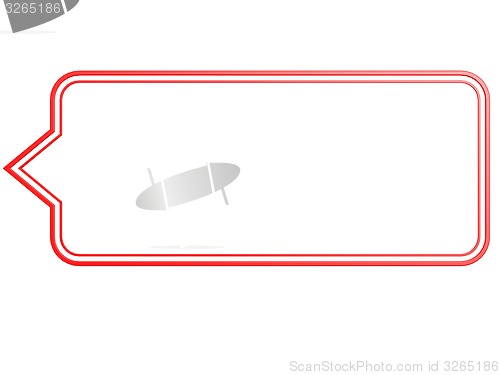 Image of Red speech bubble