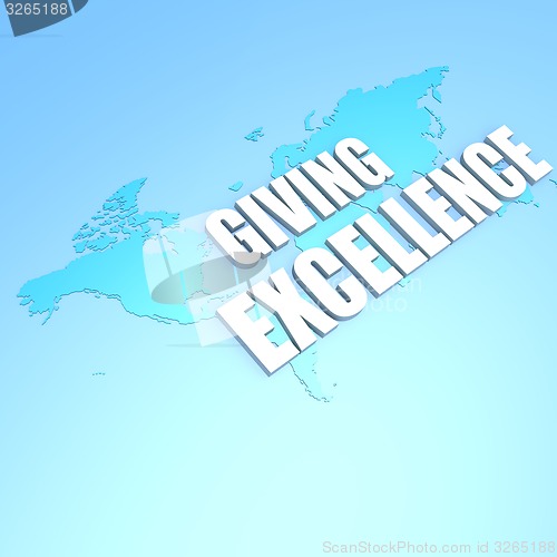 Image of Giving excellence world map