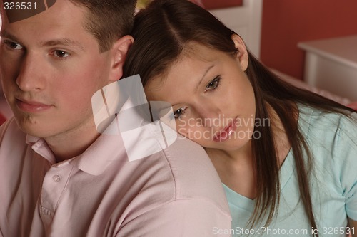 Image of Couple thinking