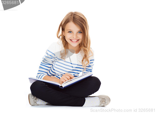 Image of girl reading book