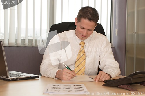 Image of Businessman in office