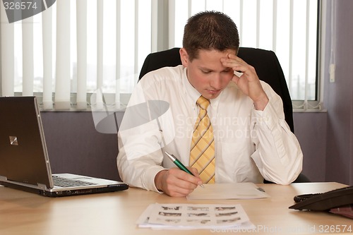 Image of Businessman in office