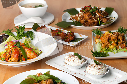 Image of Variety of Thai Food Dishes