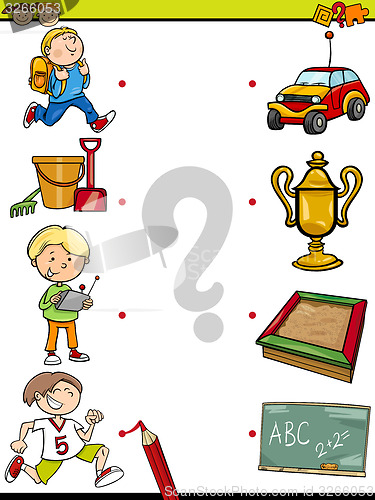 Image of match elements education game