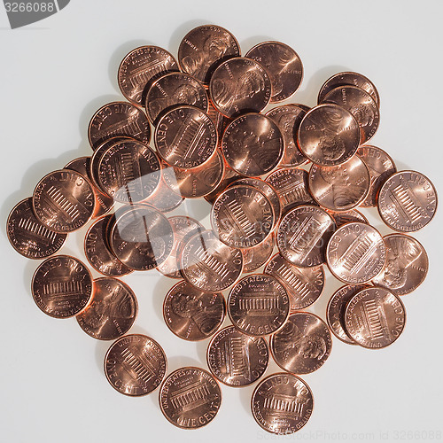 Image of Dollar coins 1 cent