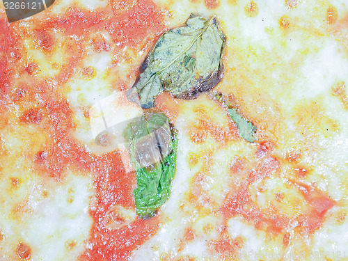 Image of Margherita pizza background