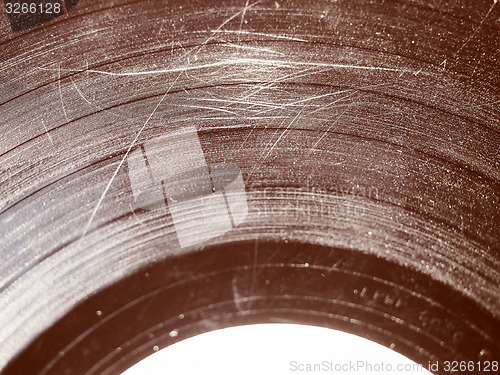Image of Retro look Scratched record