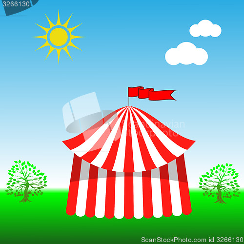 Image of Circus Tent Icon