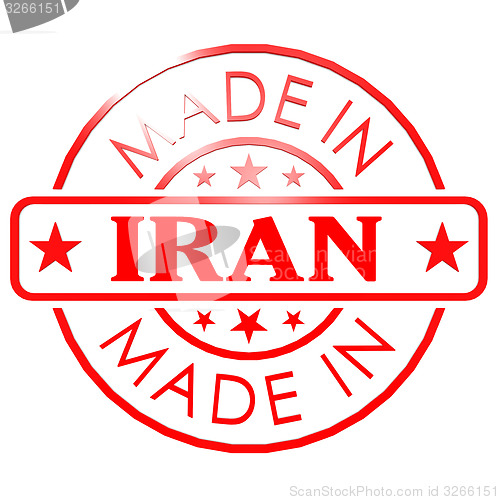 Image of Made in Iran red seal