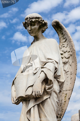 Image of Old cemetery statue