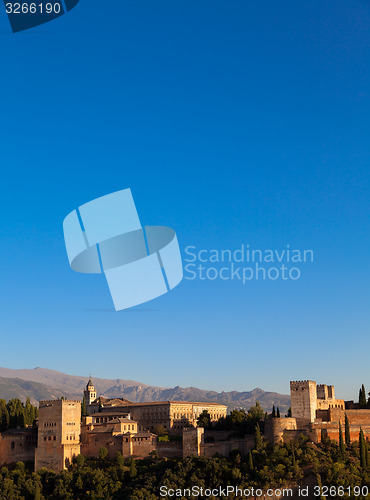 Image of Alhambra in Granada - Spain