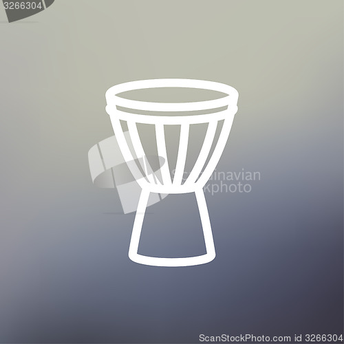 Image of Timpani thin line icon