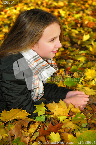 Image of Autumn girl