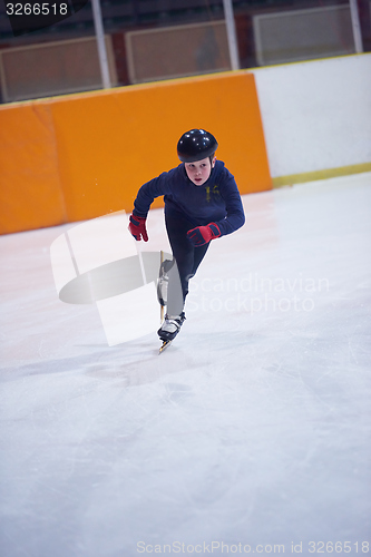 Image of children speed skating