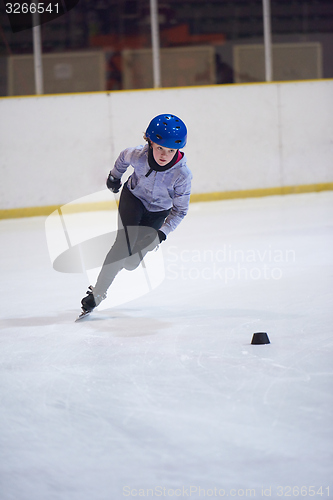 Image of children speed skating