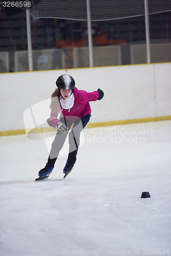 Image of children speed skating