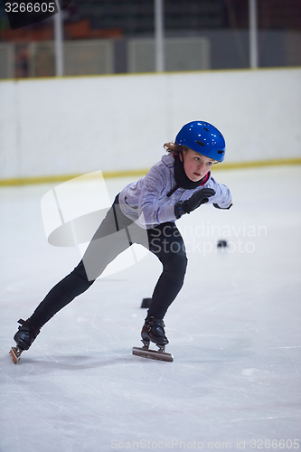 Image of children speed skating