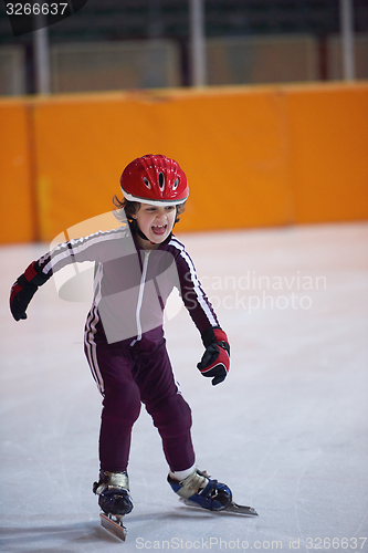 Image of children speed skating