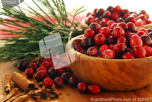 Image of Cranberries in bowls