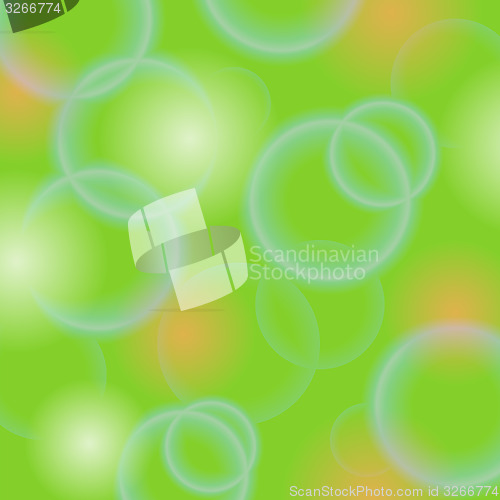 Image of Bubble Green Background