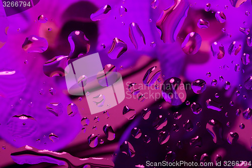 Image of color abstract background with water drops