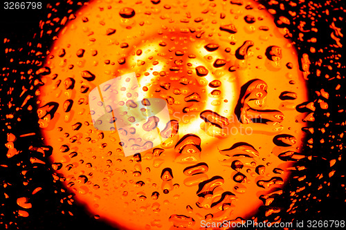 Image of color abstract background with water drops