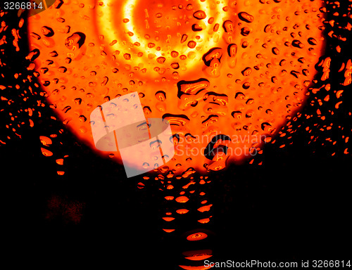 Image of color abstract background with water drops